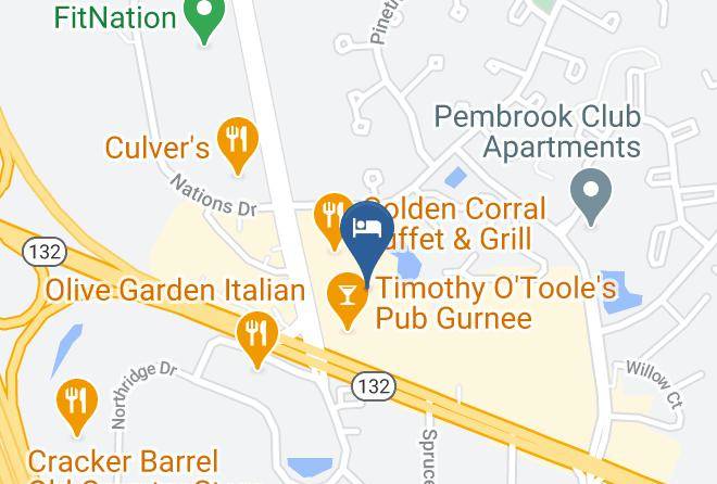 Lake - Hampton Inn Chicago Gurnee Maps