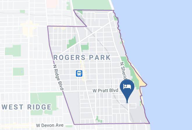 Cook - Hampton Inn Chicago North Loyola Station Maps