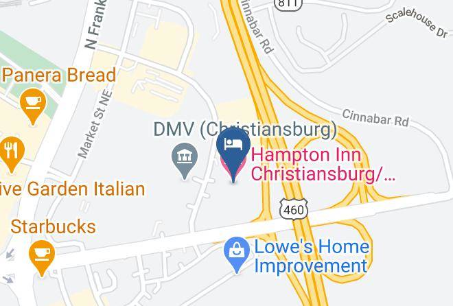 Montgomery - Hampton Inn Christiansburg Blacksburg Maps