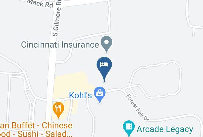 Butler - Hampton Inn Cincinnati Northwest Fairfield Maps