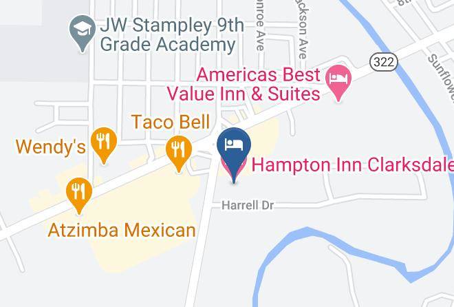 Coahoma - Hampton Inn Clarksdale Maps