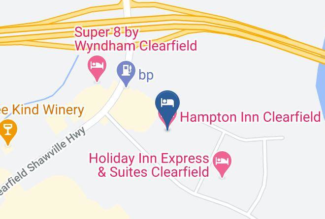 Clearfield - Hampton Inn Clearfield Maps