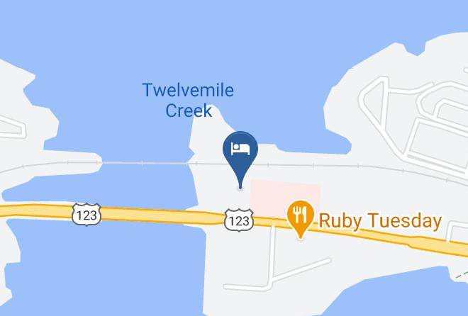 Pickens - Hampton Inn Clemson University Area Maps