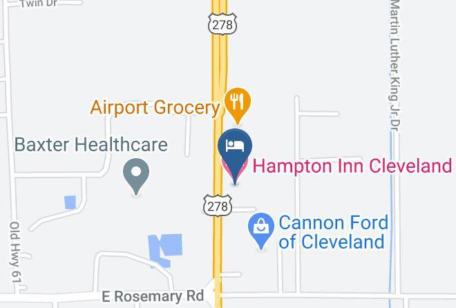 Bolivar - Hampton Inn Cleveland Maps