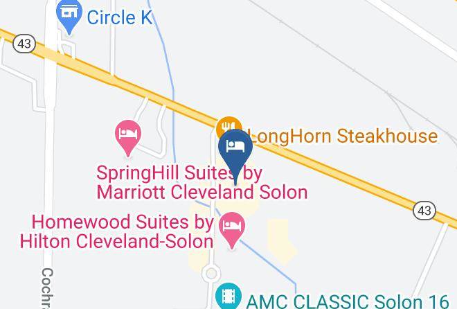Cuyahoga - Hampton Inn Cleveland Solon Maps