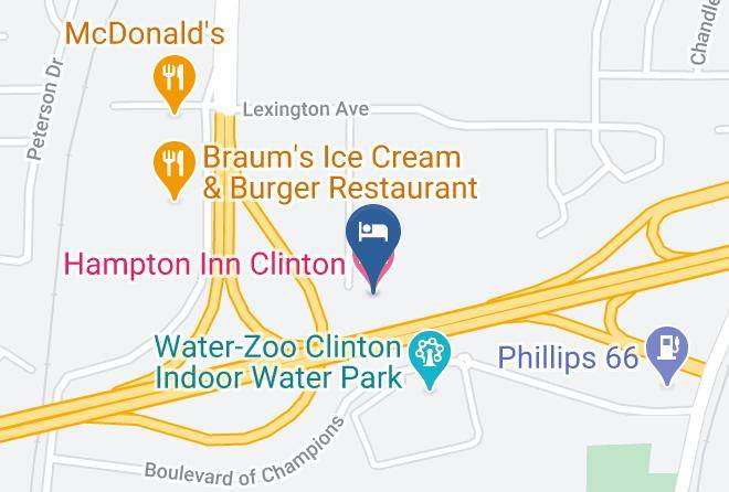 Custer - Hampton Inn Clinton Maps
