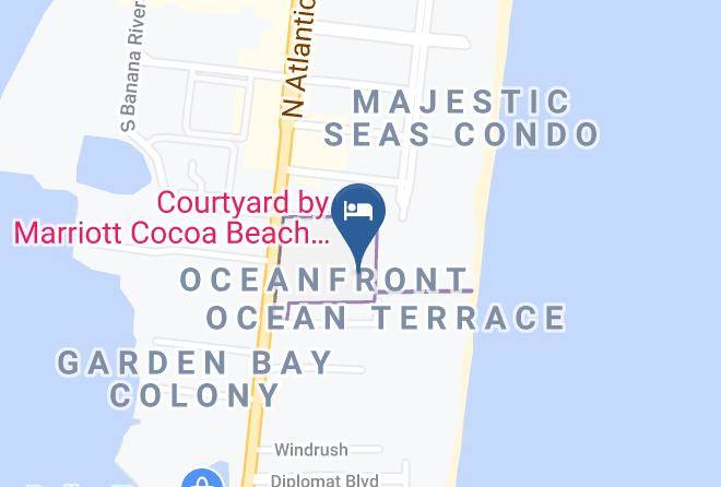 Brevard - Hampton Inn Cocoa Beach Cape Canaveral Maps