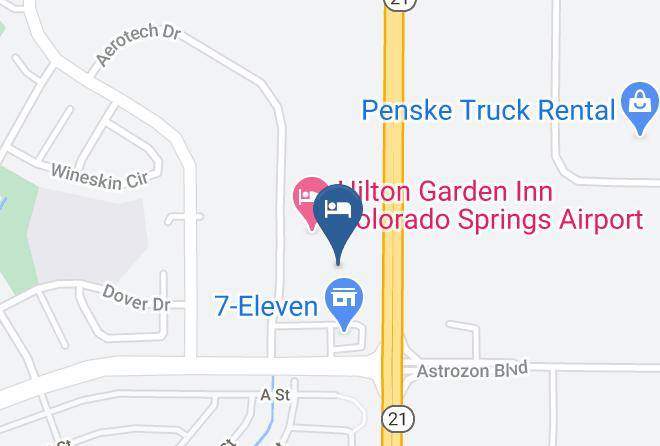 El Paso - Hampton Inn Colorado Springs Airport Maps