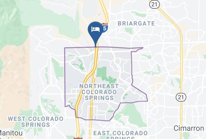 Wingate By Wyndham Colorado Springs Map