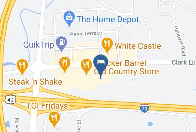 Hampton Inn Columbia Map