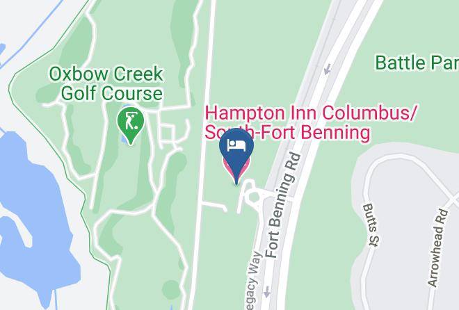 Muscogee - Hampton Inn Columbus South Fort Benning Maps