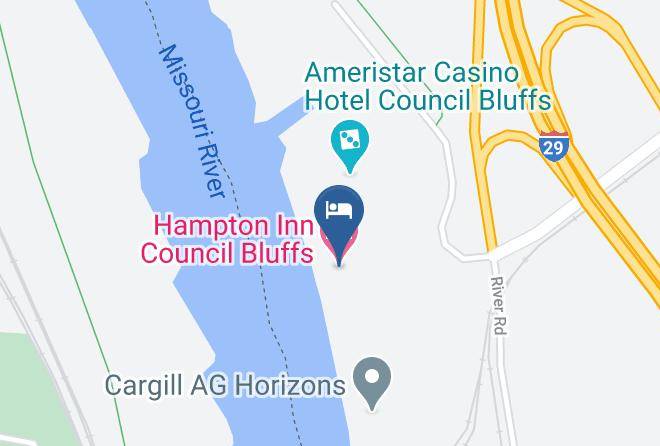 Pottawattamie - Hampton Inn Council Bluffs Maps