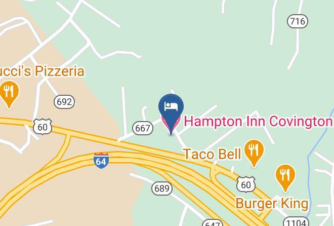 Alleghany - Hampton Inn Covington Maps