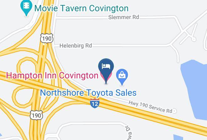 St Tammany Par - Hampton Inn Covington Maps
