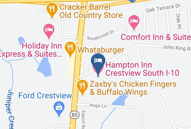 Okaloosa - Hampton Inn Crestview South I 10 Maps