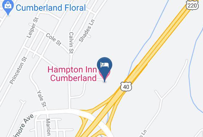 Allegany - Hampton Inn Cumberland Maps