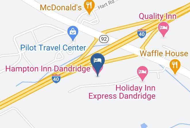 Jefferson - Hampton Inn Dandridge Maps