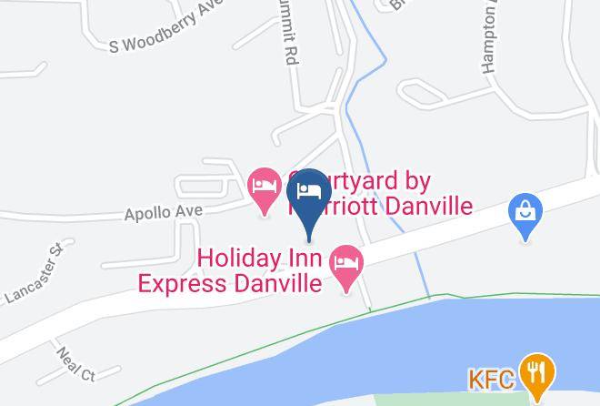 Danville City - Hampton Inn Danville Maps
