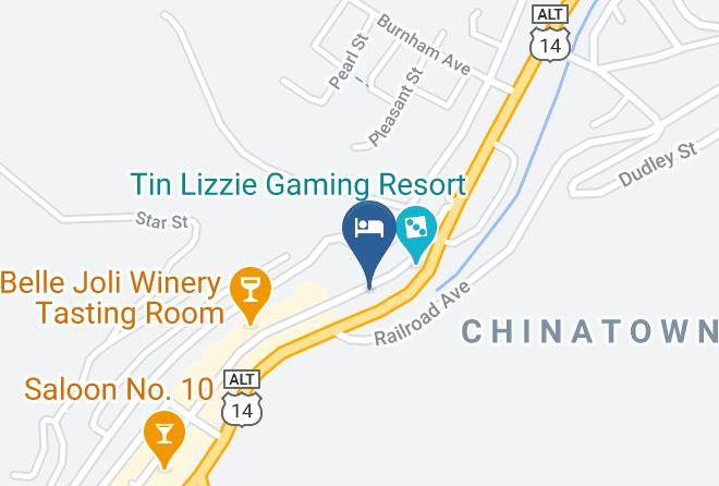 Lawrence - Hampton Inn Deadwood At Tin Lizzie Gaming Resort Maps