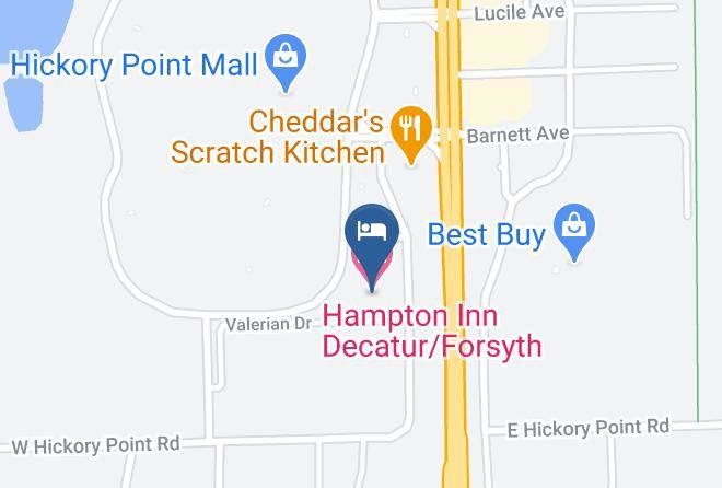 Macon - Hampton Inn Decatur Forsyth Maps