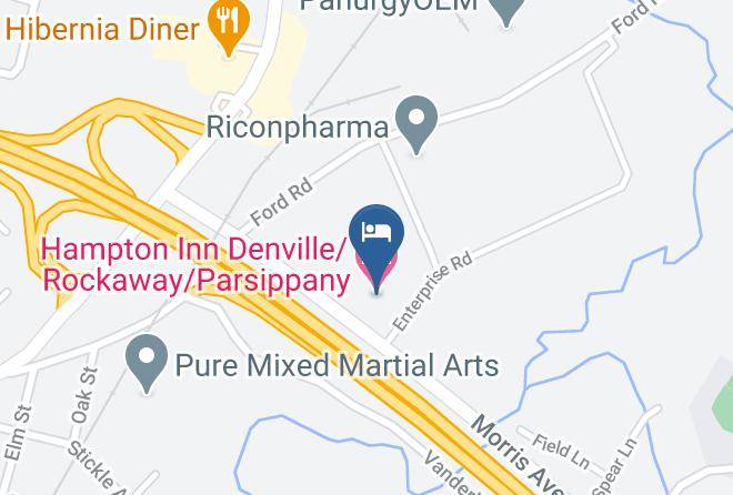 Morris - Hampton Inn Denville Rockaway Parsippany Maps
