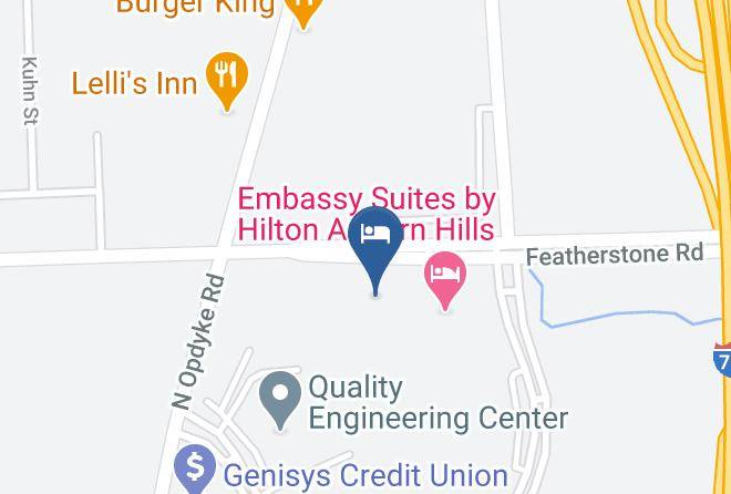 Hampton Inn Detroit Auburn Hills South Map