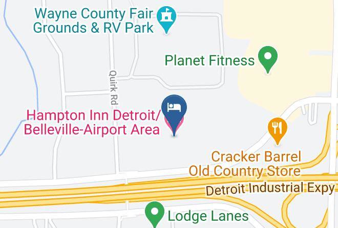 Wayne County - Hampton Inn Detroit Belleville Airport Area Maps