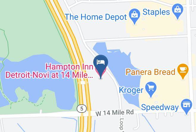 Oakland County - Hampton Inn Commerce Novi Maps