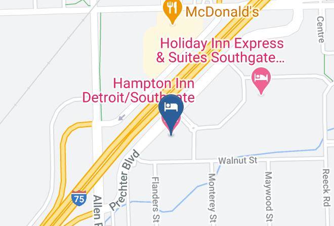 Wayne County - Hampton Inn Detroit Southgate Maps