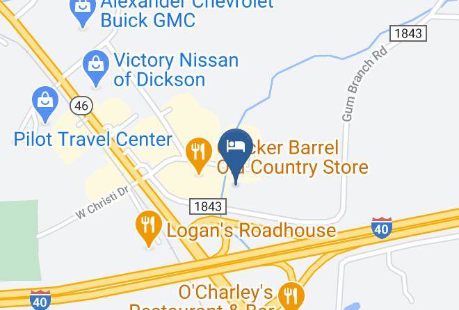 Dickson - Hampton Inn Dickson Maps
