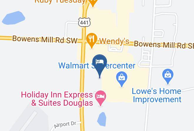 Coffee - Hampton Inn Douglas Maps