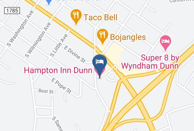Harnett - Hampton Inn Dunn Maps