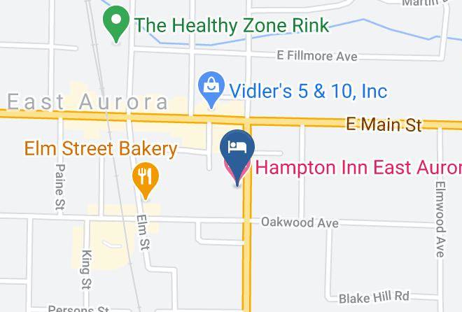 Erie - Hampton Inn East Aurora Maps