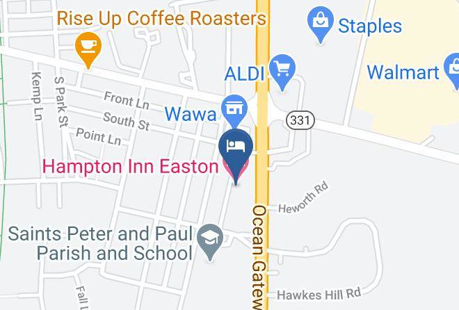 Talbot - Hampton Inn Easton Maps