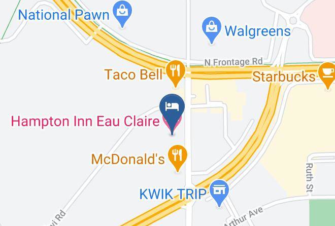 Eau Claire - Hampton Inn Eau Claire Maps