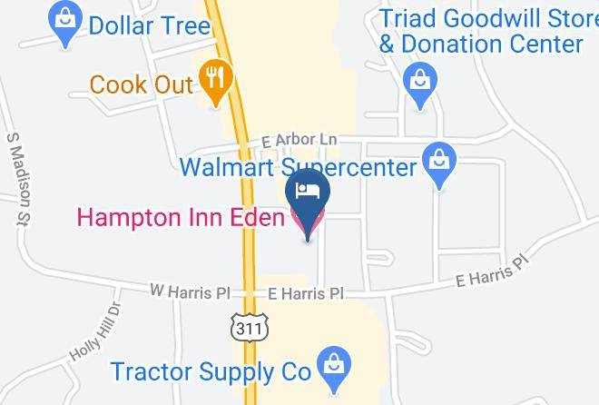 Rockingham - Hampton Inn Eden Maps
