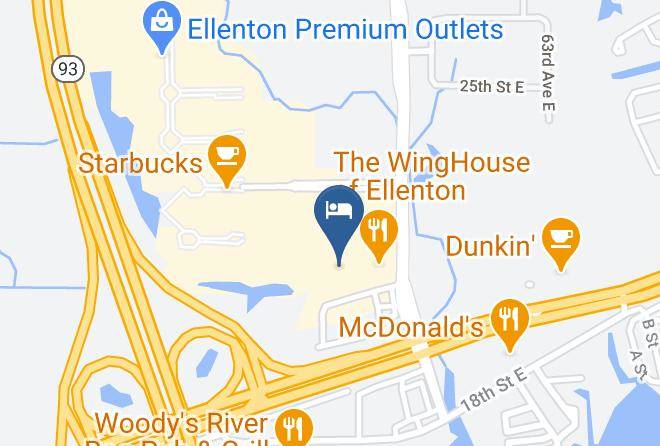 Manatee - Hampton Inn Ellenton Bradenton Maps
