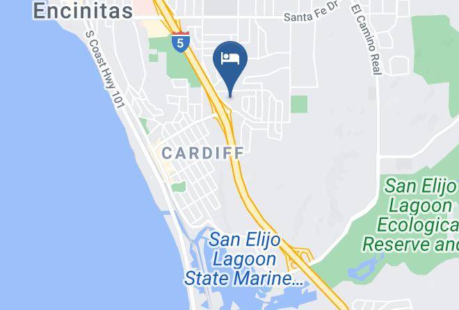 San Diego - Hampton Inn Encinitas Cardiff Beach Area Maps