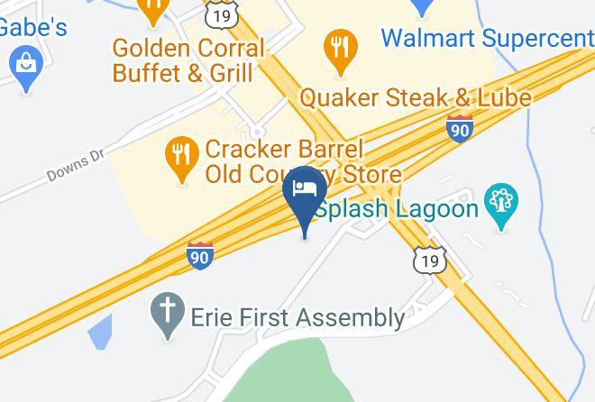 Erie - Hampton Inn Erie South Maps