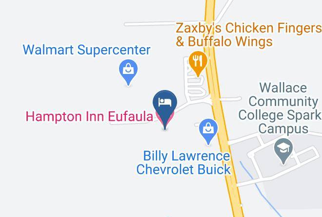 Barbour - Hampton Inn Eufaula Maps