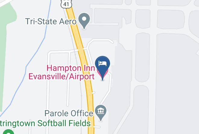 Vanderburgh - Hampton Inn Evansville Airport Maps