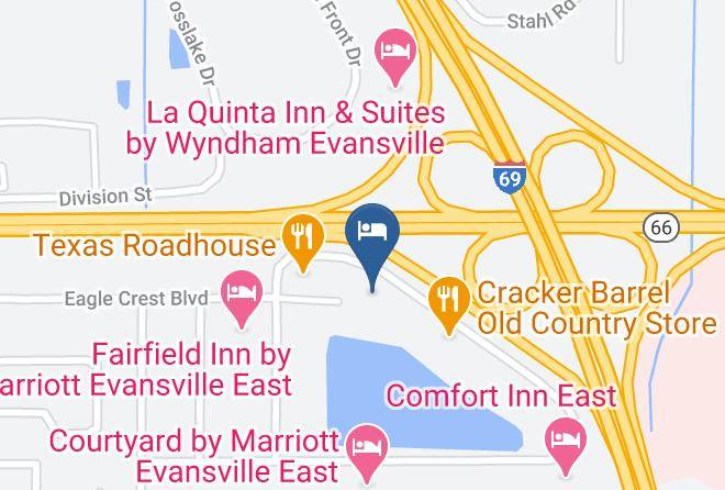 Vanderburgh - Hampton Inn Evansville Maps