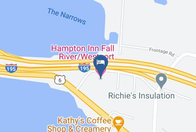 Hampton Inn Fall River Westport Map
