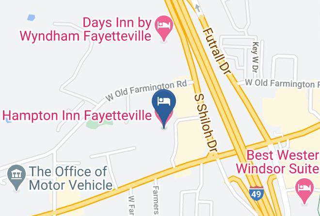 Washington - Hampton Inn Fayetteville Maps
