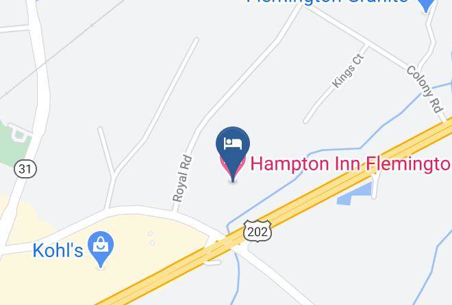 Hunterdon - Hampton Inn Flemington Maps