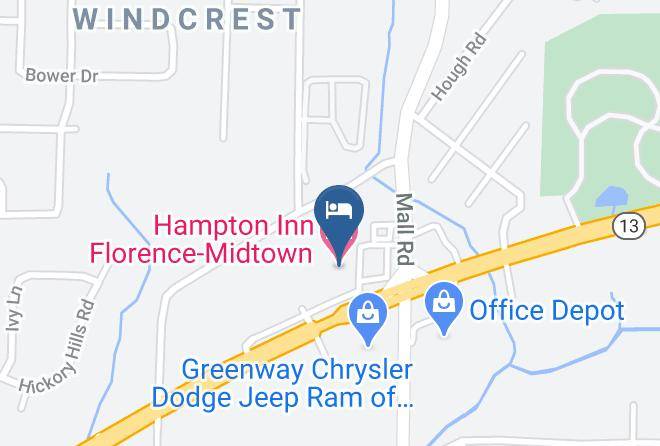 Lauderdale - Hampton Inn Florence Midtown Maps