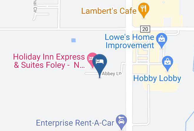 Baldwin - Hampton Inn Foley Al Maps