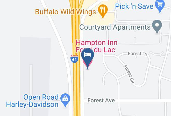 Fond Du Lac - Hampton Inn Fond Du Lac Maps