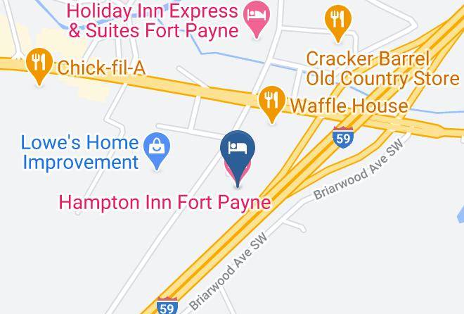 De Kalb - Hampton Inn Fort Payne Maps