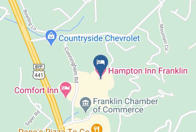 Macon - Hampton Inn Franklin Maps